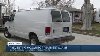 Preventing mosquito treatment scams