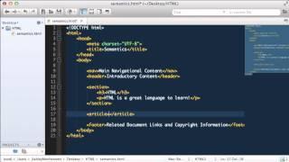 Semantics in HTML5  |  HTML Tutorials