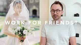 Should You Photograph a Friends Wedding?