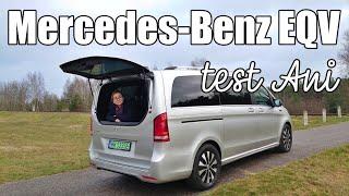 Mercedes Benz EQV - test Ani - Ania i Marek Jadą