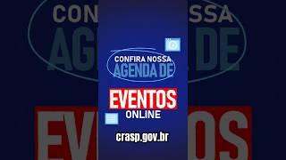 Agenda do CRA-SP #eventos #online #agenda