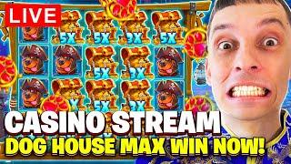 LIVE CASINO STREAM - NEW DOG HOUSE SLOT with mrBigSpin