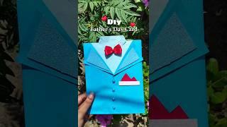 Diy father's day card 🩵 #shorts #youtubeshorts #diy #fathersday #viral #trending