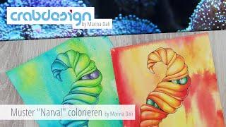 crabdesign Tutorial 37: Muster "Narval" colorieren - by Marina Dali