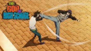 Jin Mori vs Park ilpyo | The god of highschool episode 8 Jin Mori meets Park ilpyo HD 1080p