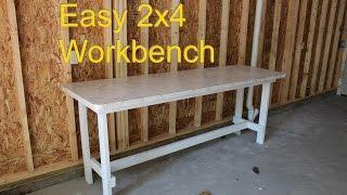 Workbench Plans - How to Make Using 2x4's