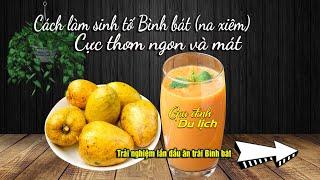 Tuyệt chiêu làm sinh tố bình bát (na xiêm) siêu ngon