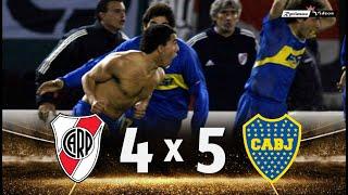 River Plate 2 (4) x (5) 2 Boca Juniors ● 2004 Libertadores Semifinal Extended Goals & Highlights HD