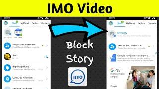 How To Block Someone IMO Story || Trending Tech Zone