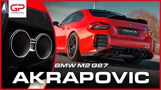 BMW M2 G87 with AKRAPOVIC Slip-On Exhaust - Product Highlight