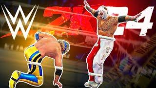 FULL MATCH: Rey Mysterio VS Logan Paul Elimination Chamber WWE 2K24 Gameplay | WWE 2025