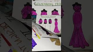 Fashion Illustration Making Process For Beginners #onlinecourses #fashionillustrationforbeginners