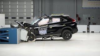 2022 Mitsubishi Eclipse Cross updated moderate overlap front IIHS crash test