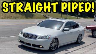 We Straight Piped an Infiniti M45 4.5L V8!