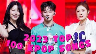 my top 100 kpop songs in 2023