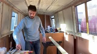 66. Narrowboat fireplace construction Pt1