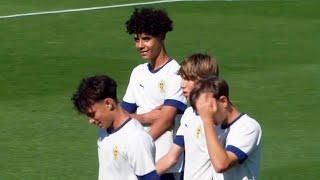 Cristiano Ronaldo Jr TRAINS with Portugal's U-15s ahead of debut 