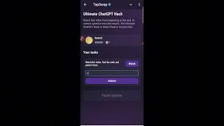 Ultimate ChatGPT Hack | Tapswap Code Today | The Ultimate ChatGPT Hack to Make Passive Income Fast