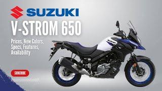 2024 Suzuki V Strom 650, 650 XT: Prices, New Colors, Specs, Features, Availability