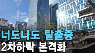 너도나도 탈출중 2차하락 본격화