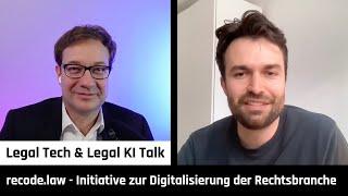 Legal Tech Initiative recode.law | Mathias Schuh und Patrick Prior