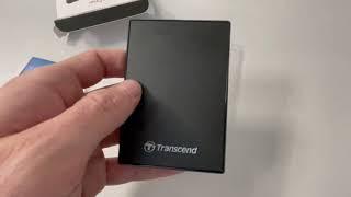 Transcend SSD/HDD 32GB Unboxing