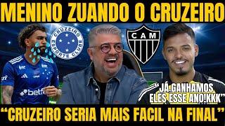 GABRIEL MENINO ZUANDO O CRUZEIRO QUE ESTA FORA DA FINAL /  NOTICIAS DO ATLETICO MINEIRO HOJE!