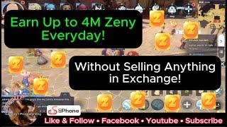 Ragnarok M Classic: Earn Up to 4M Zeny Everyday Without Selling Anything in Exchange!