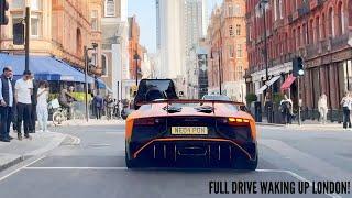 Lamborghini Aventador SV Roadster W/ CAPRISTO EXHAUST! CRAZY LOUD Accelerations & Public Reactions!