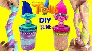 D.I.Y. DREAMWORKS TROLLS MOVIE Slime Poppy VS Branch Do It Yourself Glue Slime Recipe