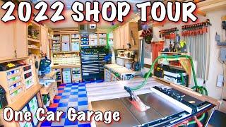 2022 Shop Tour : One car garage woodshop