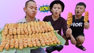 Hưng Troll | Bị Mẹ Ghẻ Khinh Thường Hất Hủi Thách Thức Làm Mâm Xúc Xích Hotdog Khổng Lồ Và Cái Kết