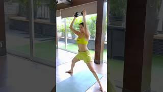  #malaikaarora shares her #workout routine #abs #shorts