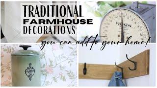 Old Farmhouse Style Decor ~ Traditional Farmhouse Style ~ Antique Home Decor ~ Authentic Farmhouse