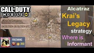 [CoD:M] 2024 Oct. - Alcatraz - Krai's Legacy strategy - Where is Informant - Makarov (No Commentary)