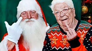 GRANDMA MEETS SANTA!