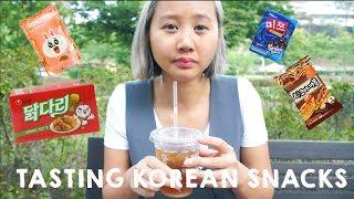 Lets try korean snacks!