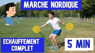 Échauffement Marche Nordique COMPLET (6 exercices + 1 BONUS)