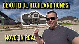 Beautiful Highland Homes with 70 foot wide lots in Waxahachie, TX!