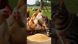 Whisker the wise cat#cat #hens #catstory #viralshort #treanding  #viralvideos #treanding #animated