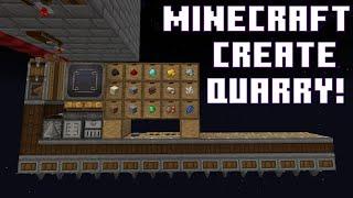 Expandable Quarry - Minecraft: Create