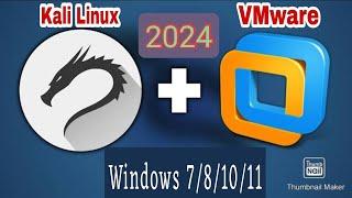 How to install KALI LINUX and VMWARE on Windows System 2024. Step by Step guide. #kalilinux #vmware