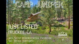 Truckee Wilderness Retreat - 19901 La Mirada Rd - Acreage Property For Sale