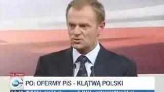 Donald Tusk w Warszawie.