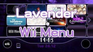 Lavender Wii Menu Release