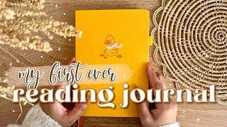2024 Reading Journal setup // Setting up my first ever reading journal 