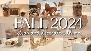 COZY FALL DECORATE WITH ME 2024  || DECORATING IDEAS FOR FALL