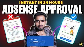 How to Get Google AdSense Approval in 24 Hours: Live Proof #adsenseapproval