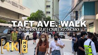 Walking Tour Around De La Salle University Area | Malate University Belt, Taft Manila | Philippines