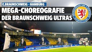 Mega-Choreo der Braunschweig-Fans gegen den HSV! | Eintracht Braunschweig - Hamburger SV 3:1